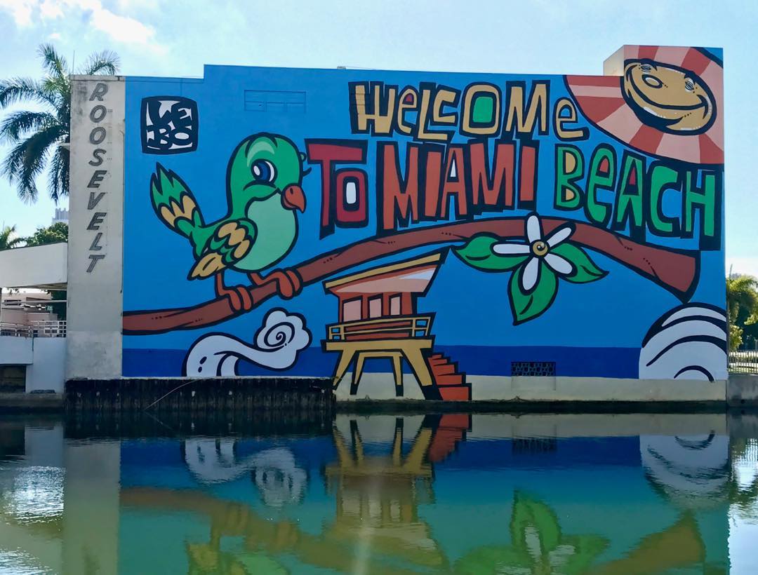 mural in Miami Beach by artist unknown.