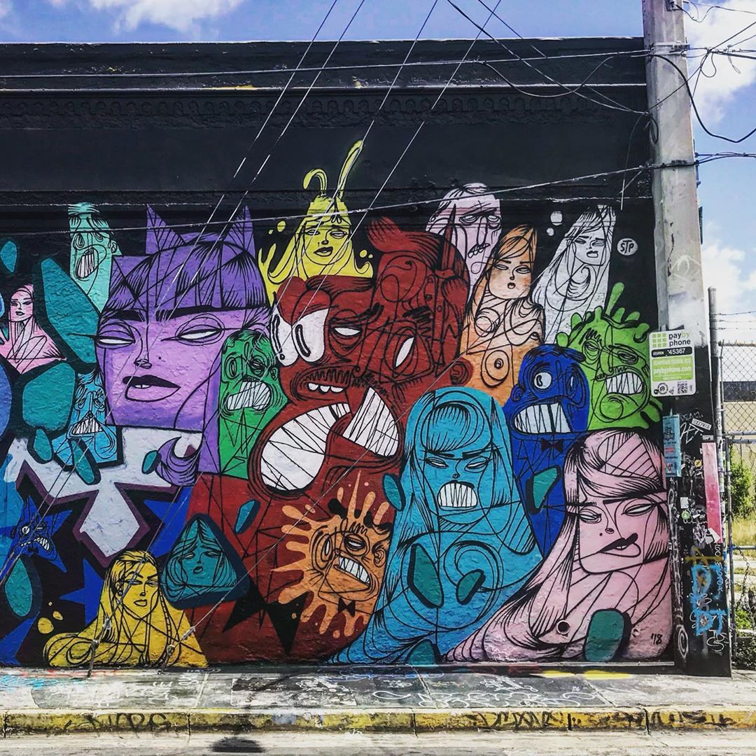 mural in Miami by artist Stephen Palladino.