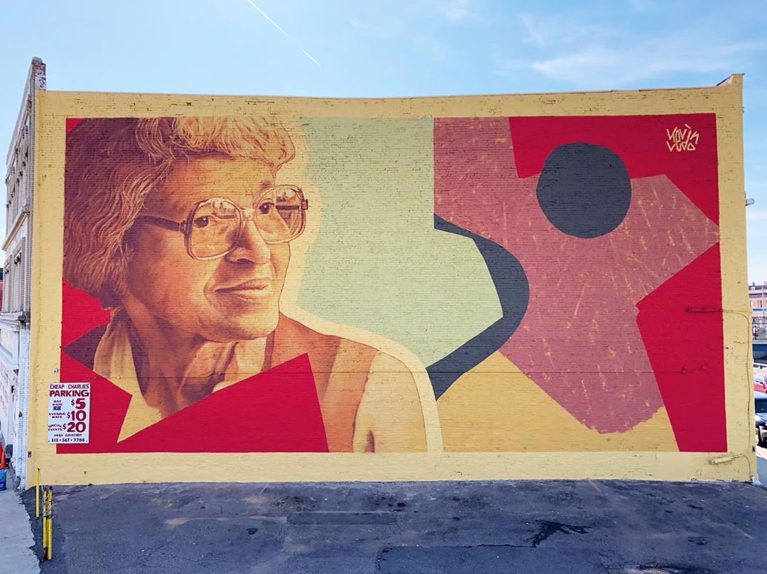 mural in Detroit by artist Kevin Ledo. Tagged: Rosa Parks