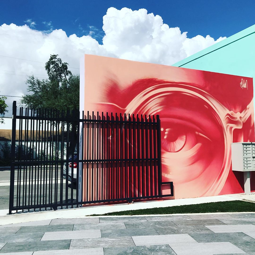 mural in Miami by artist Claudio Picasso.