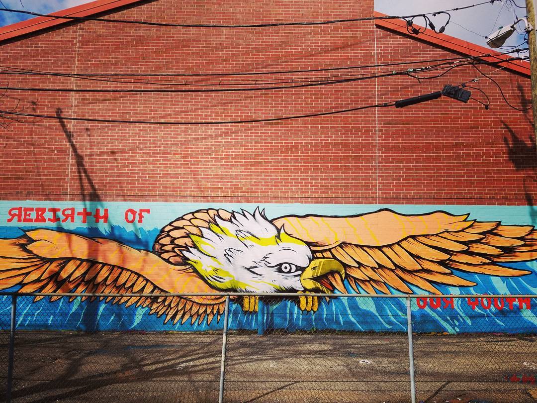 mural in Chicago by artist Sentrock.