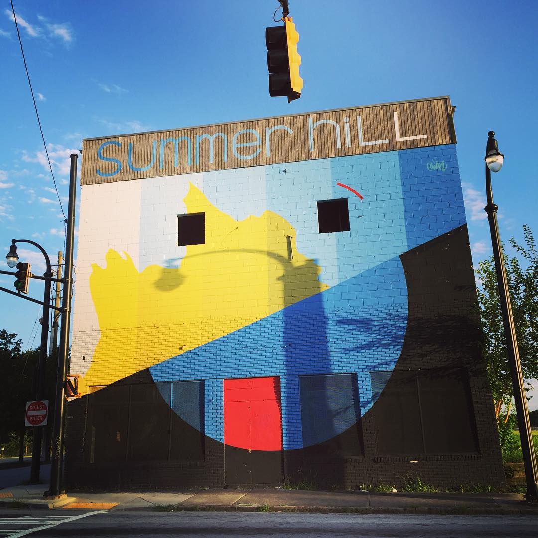 mural in Atlanta by artist Elian Chali.