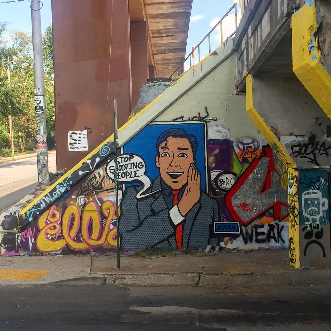mural in Atlanta by artist Chris Veal.