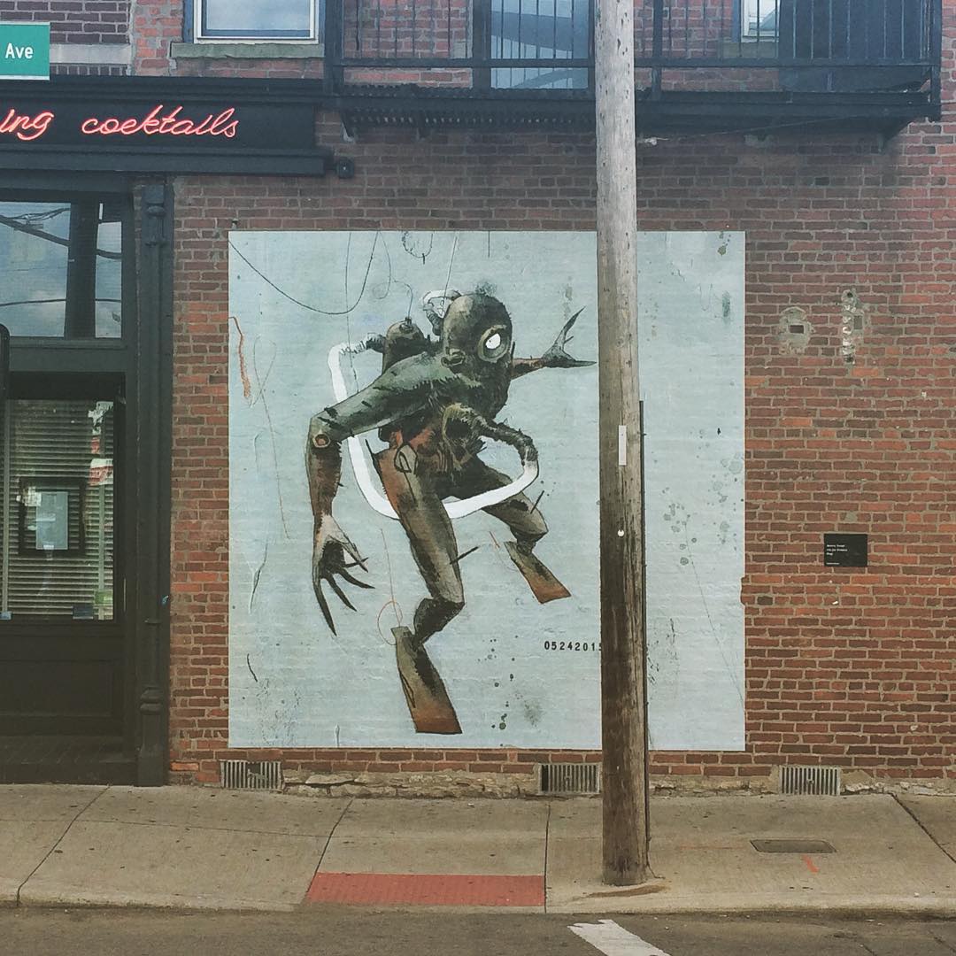mural in Columbus by artist Jeremy Sorrell.