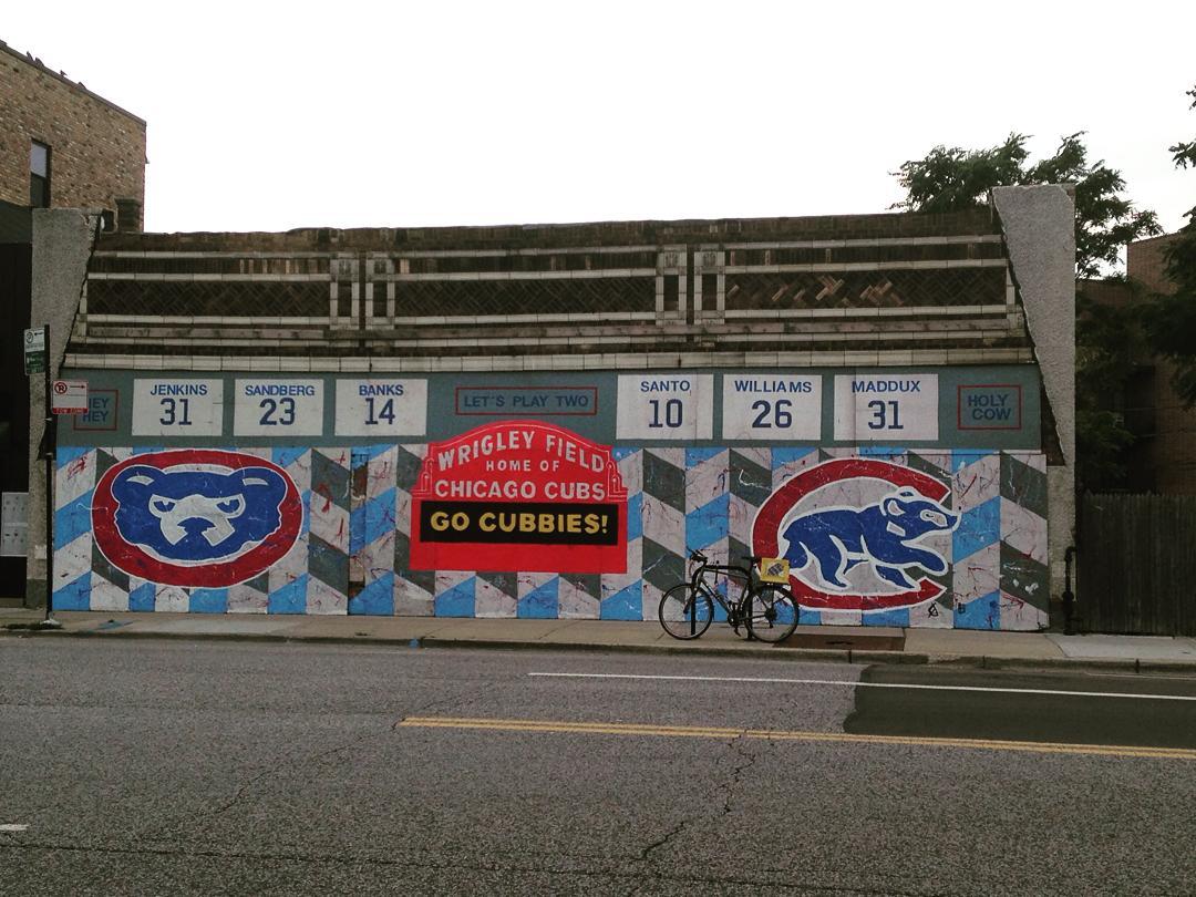 mural in Chicago by artist Tony Passero. Tagged: Chicago Cubs, sports