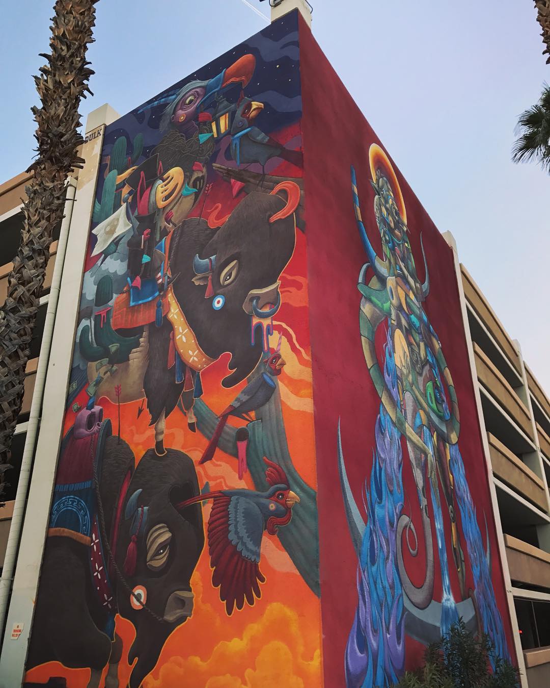 mural in Las Vegas by artist Dulk.