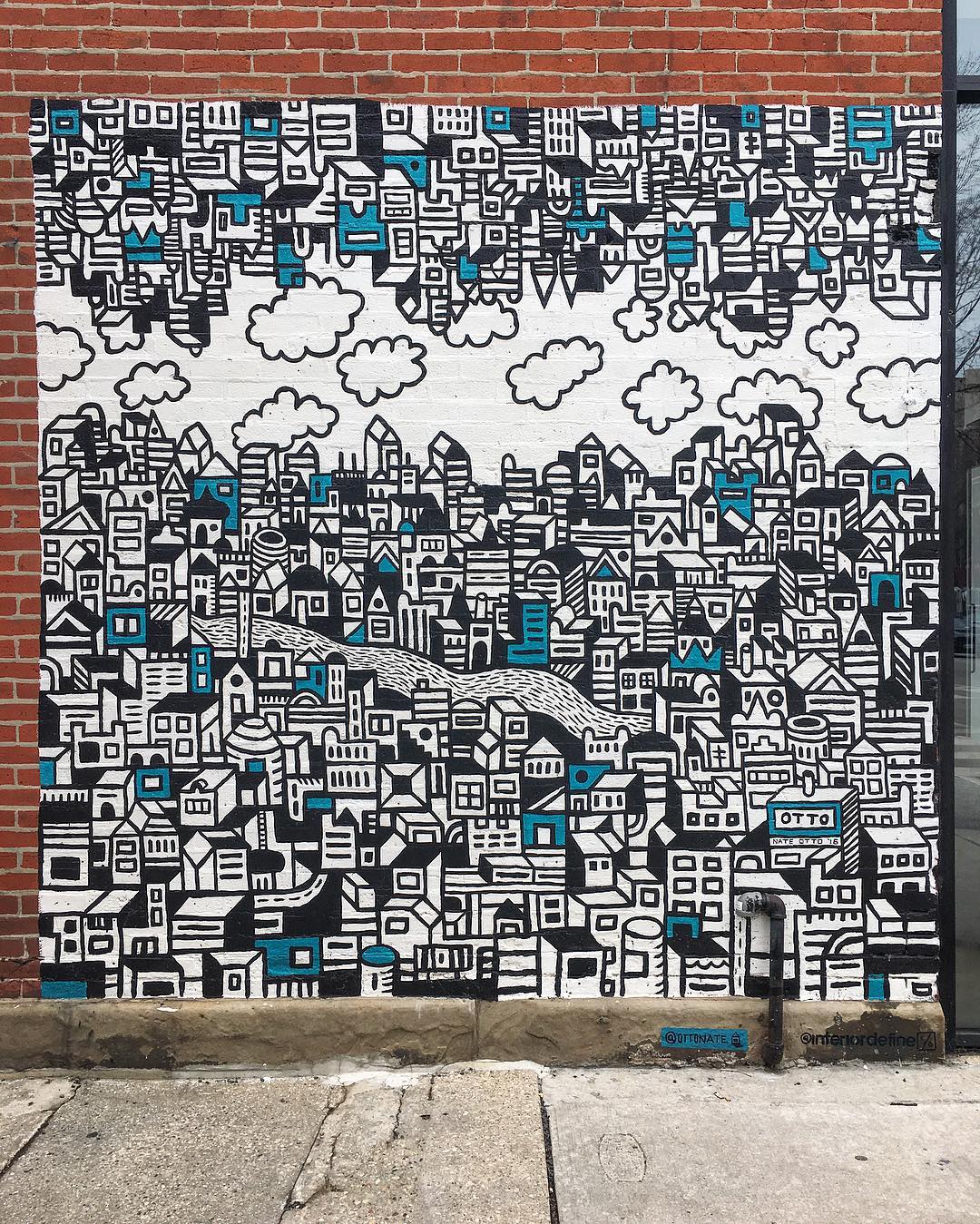 mural in Chicago by artist Nate Otto.