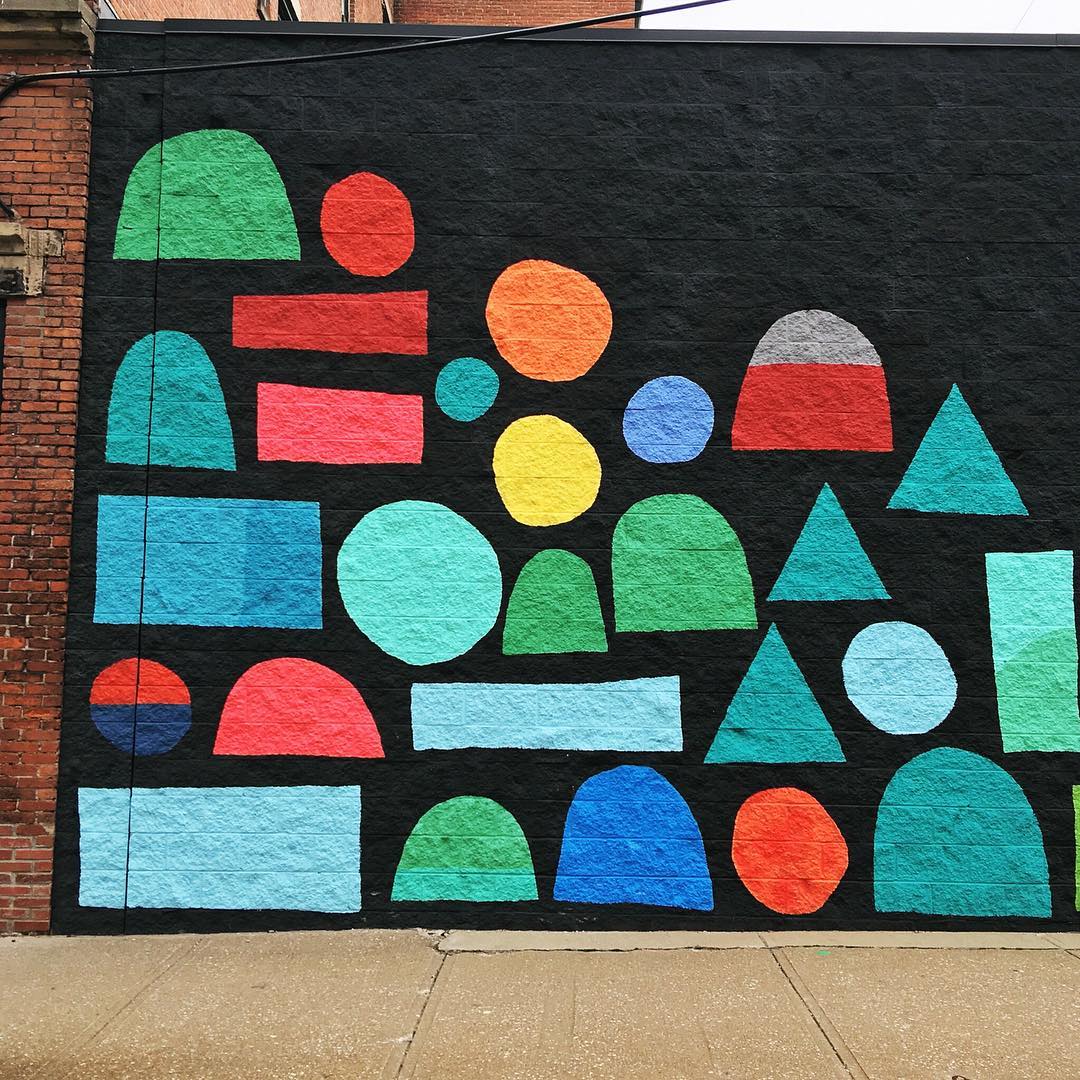 mural in Cleveland by artist Erin Guido.