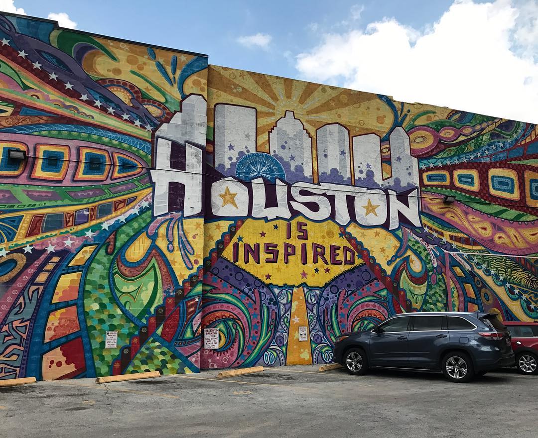 mural in Houston by artist GONZO247.