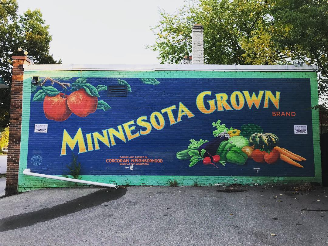mural in Minneapolis by artist Carole Bersin.