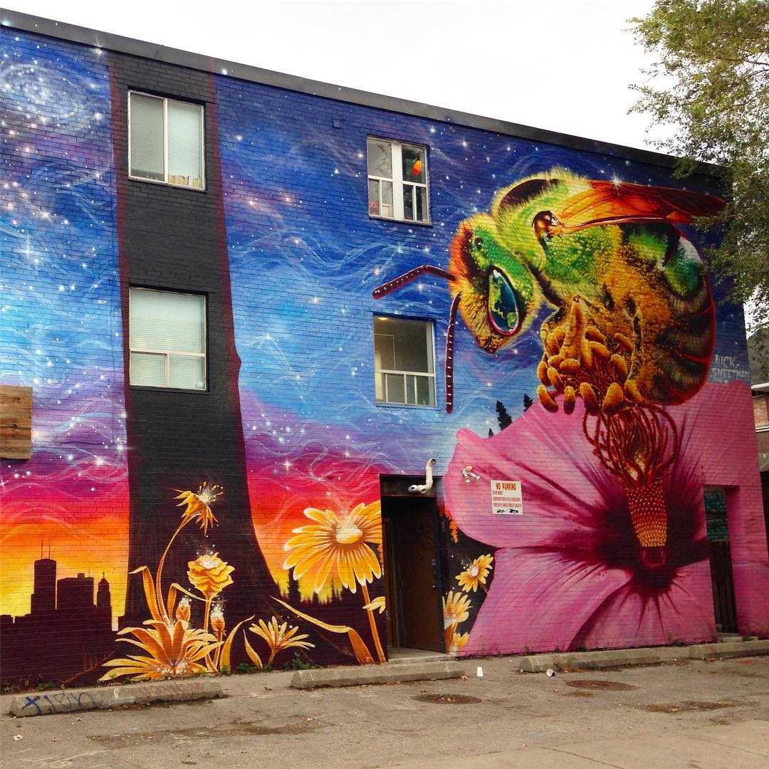 mural in Toronto by artist Nick Sweetman.