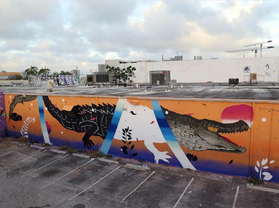 mural in Miami by artist Sabek.