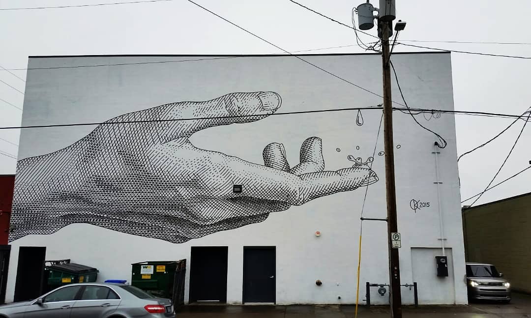 mural in Portland by artist Olivia Knapp.