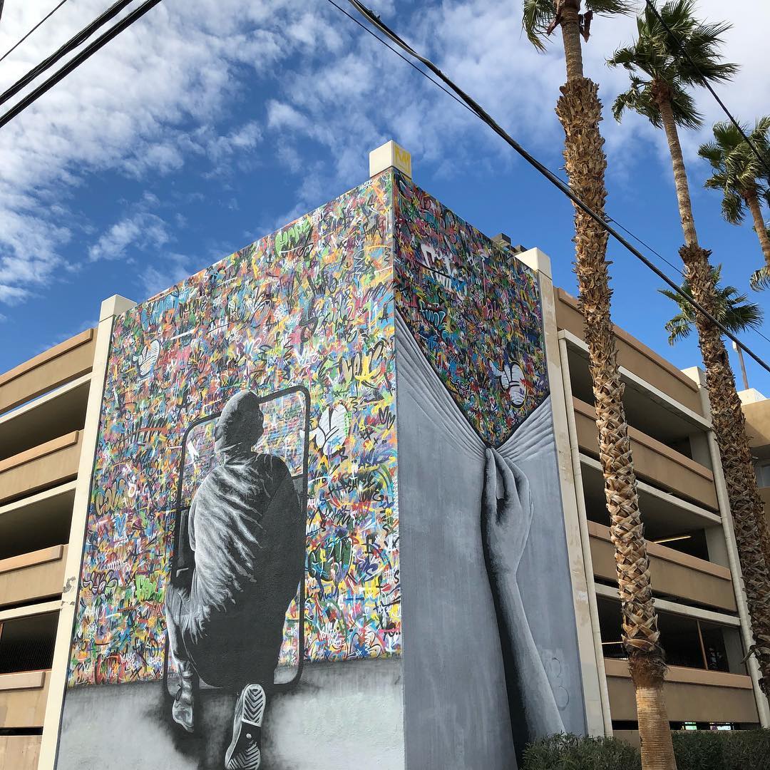 mural in Las Vegas by artist Martin Whatson.