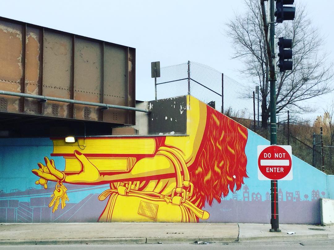 mural in Chicago by artist Nick Goettling.