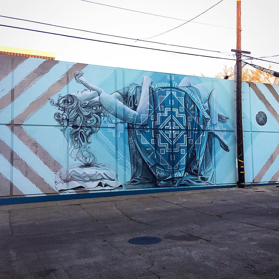mural in Sacramento by artist Miles Toland.