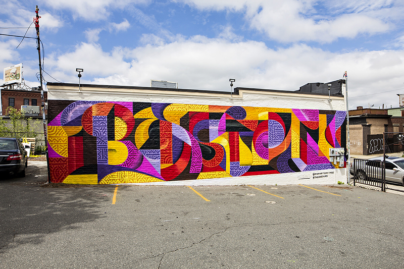 mural in Boston by artist Ryan Adams.