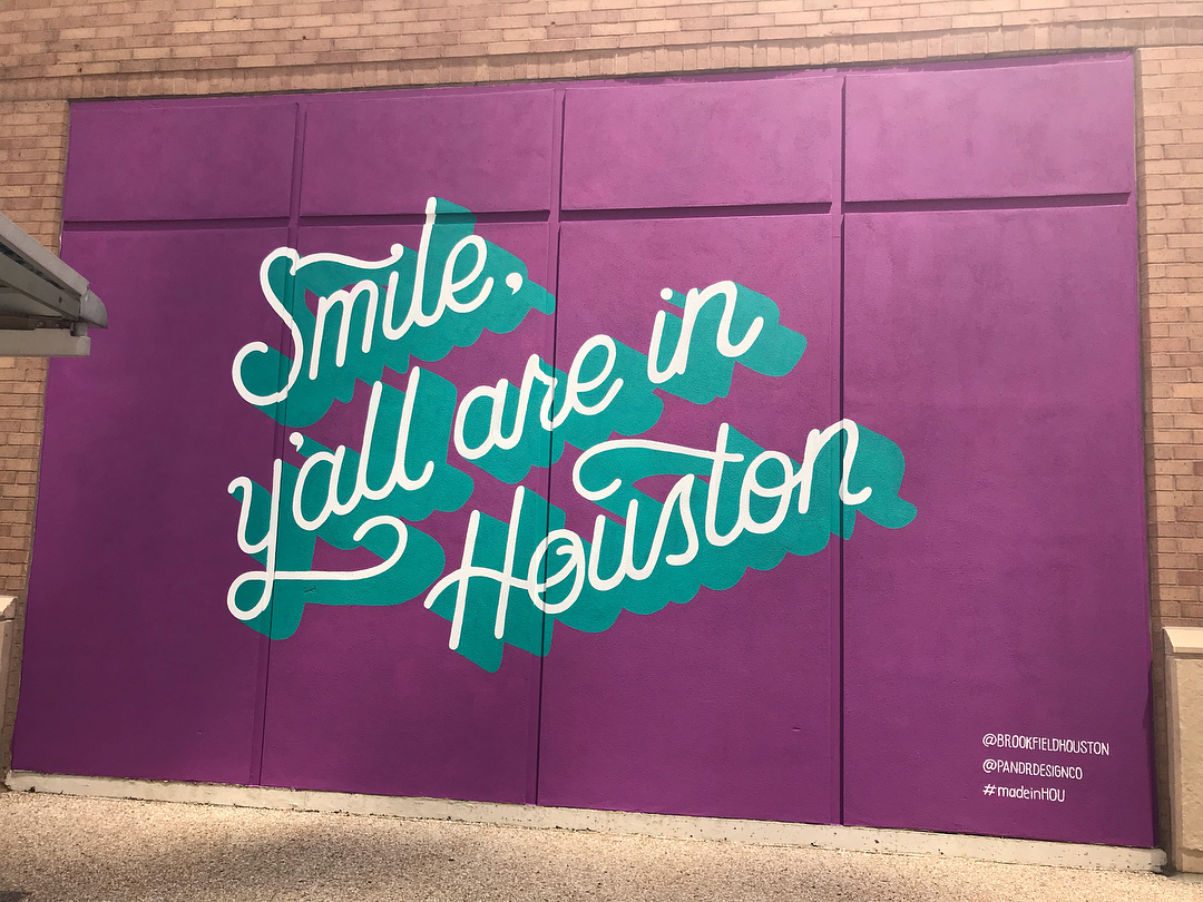 mural in Houston by artist unknown.