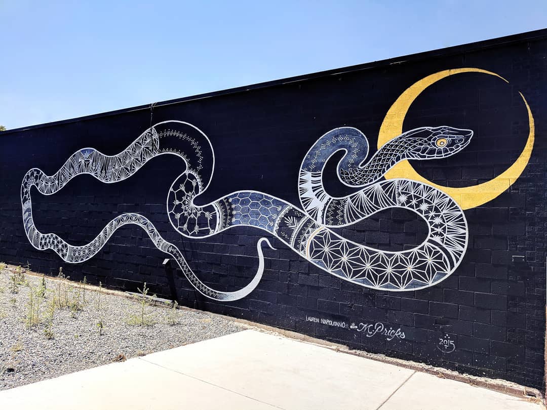 mural in Denver by artist Lauren Napolitano. Tagged: animals