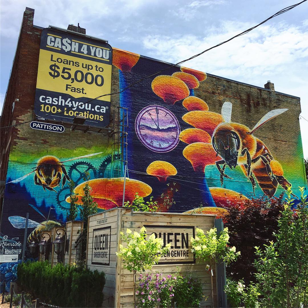mural in Toronto by artist Nick Sweetman.