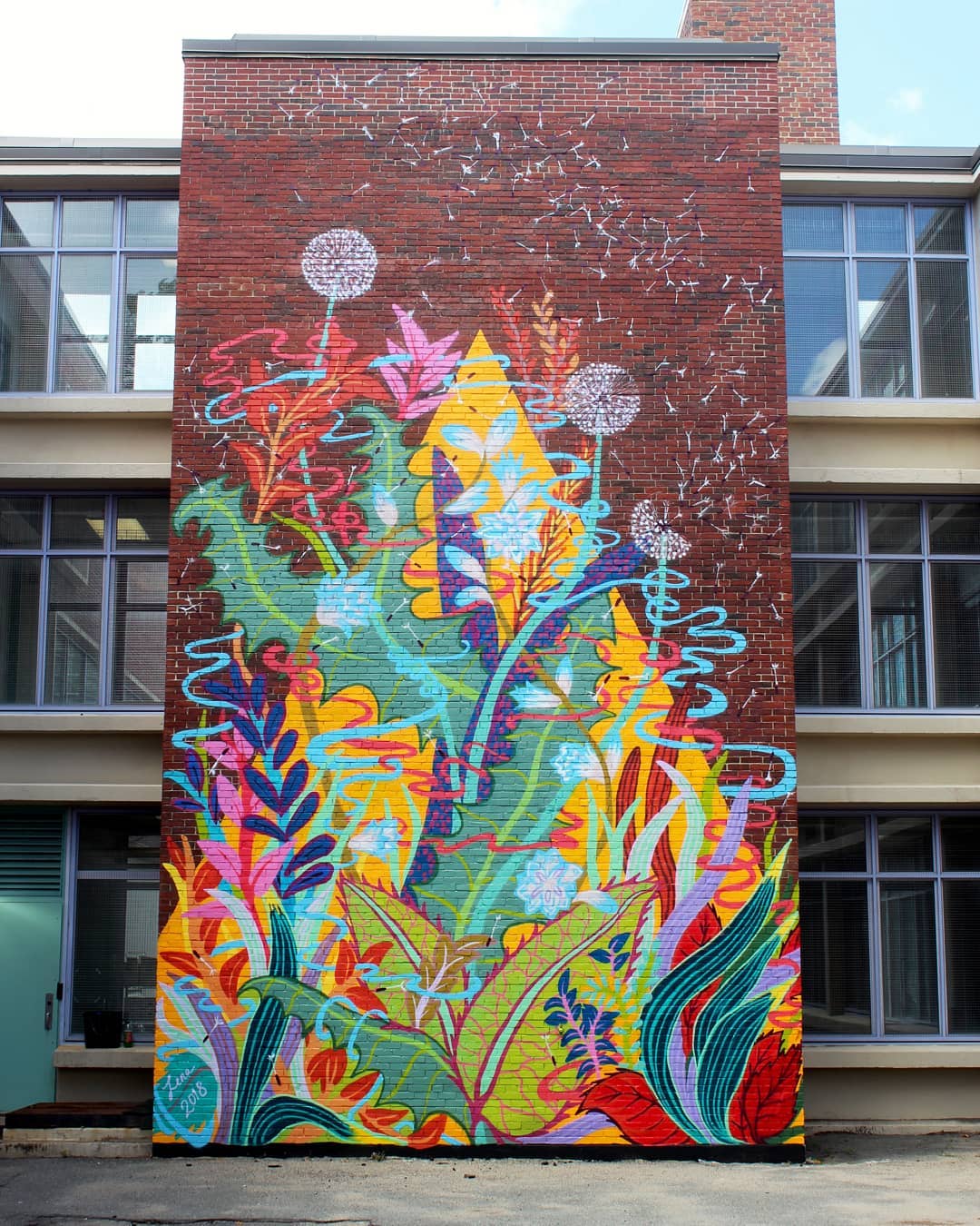 mural in Boston by artist Lena McCarthy.