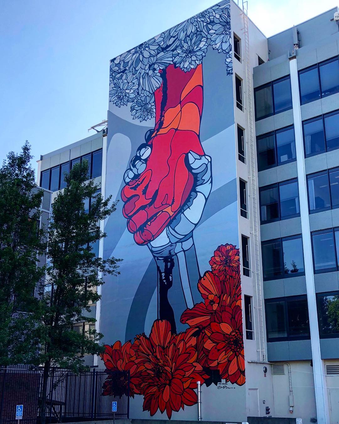 mural in Portland by artist David Flores.