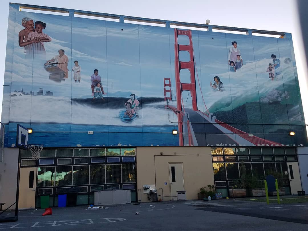 mural in San Francisco by artist Ann Sherry.
