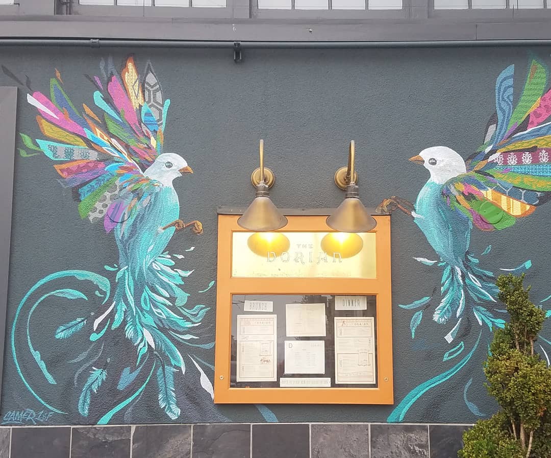 mural in San Francisco by artist Camer1. Tagged: animals
