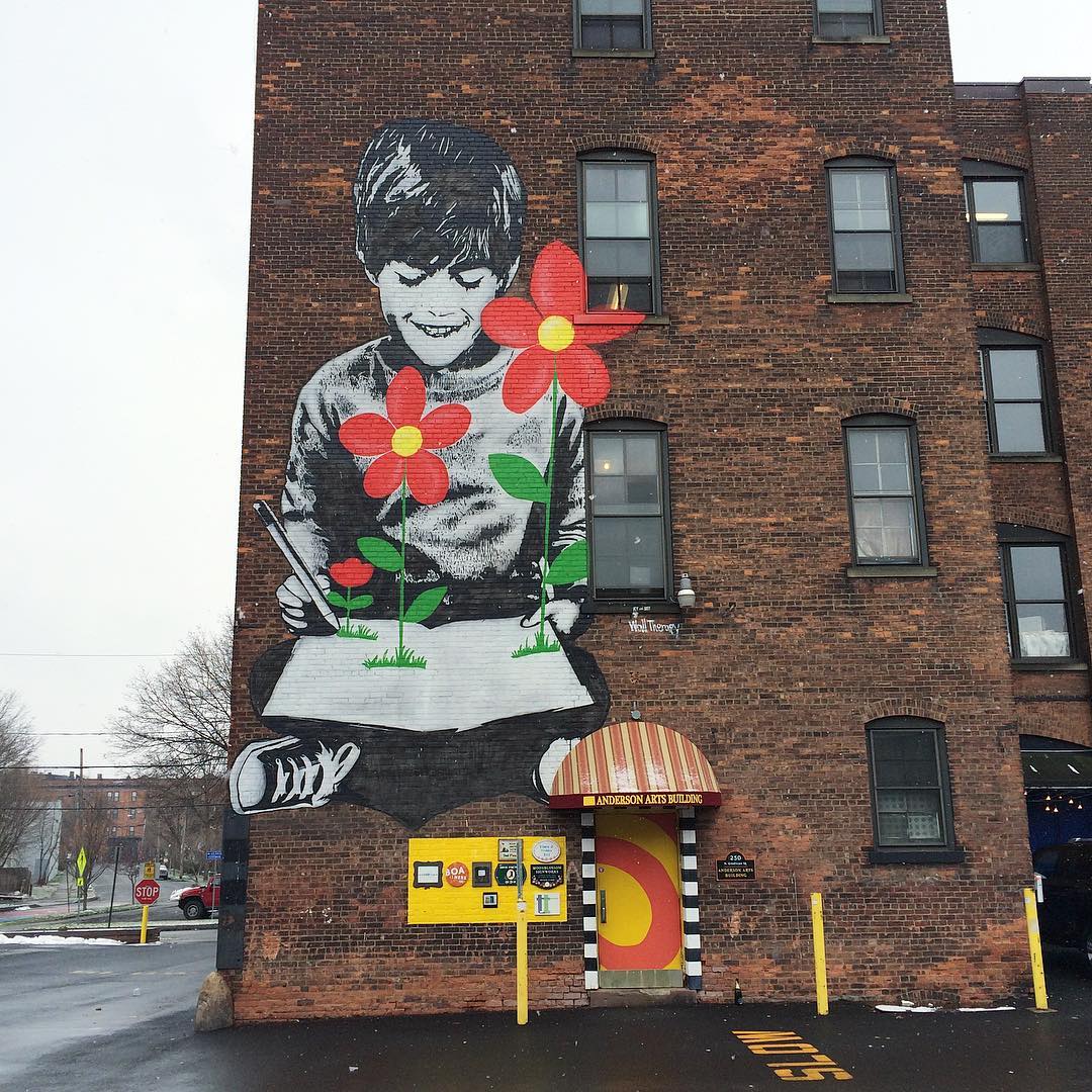 mural in Rochester by artist ICY and SOT.