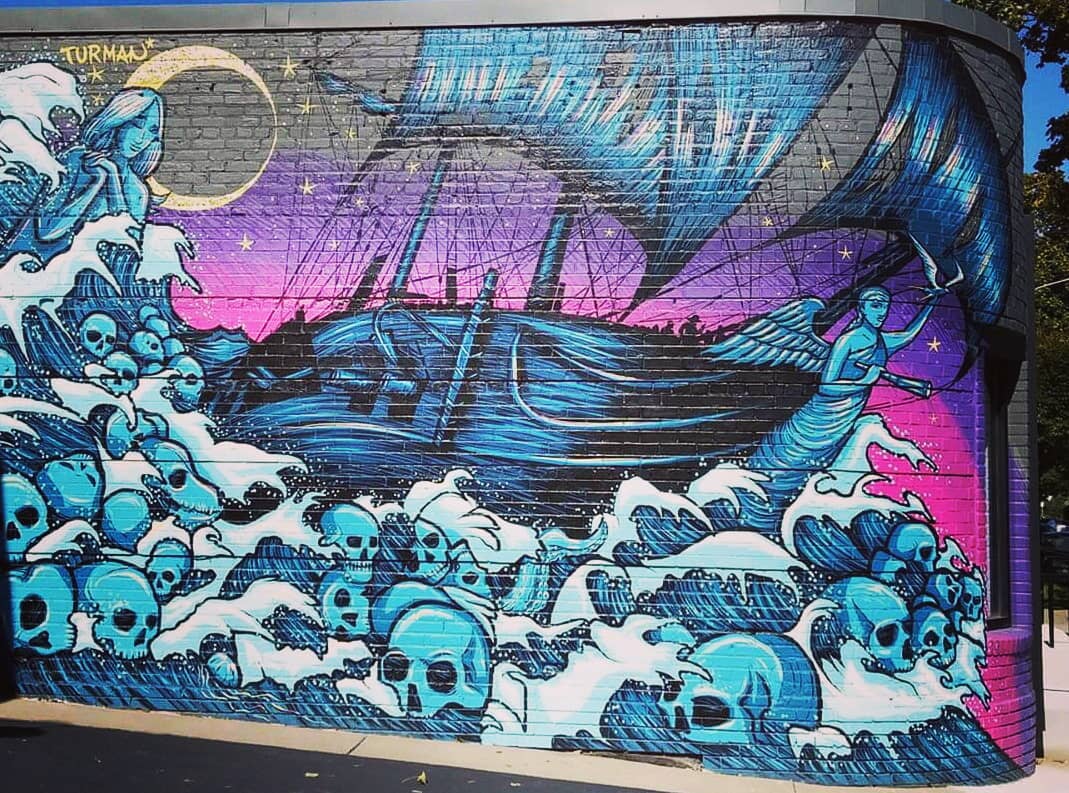 mural in Minneapolis by artist Adam Turman.