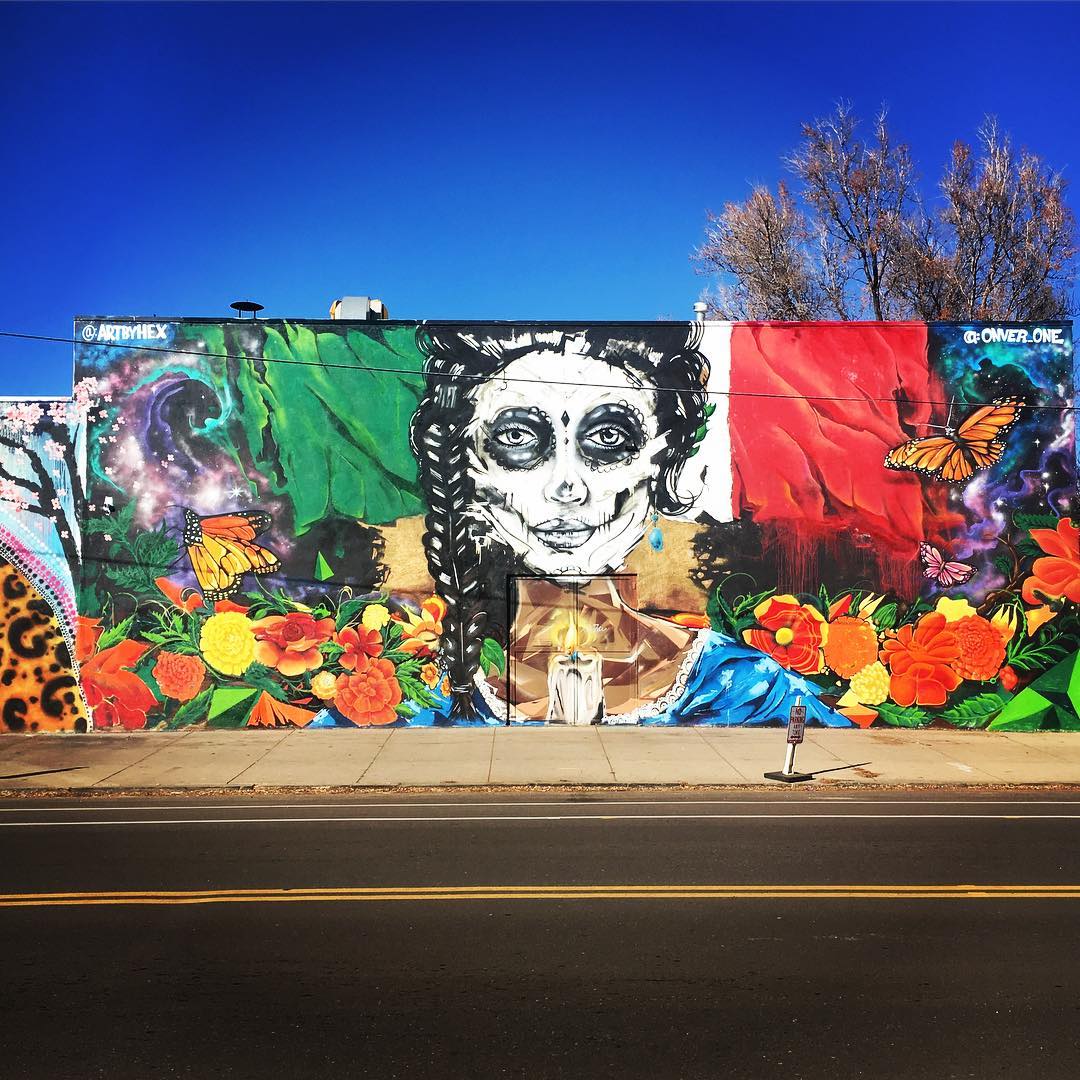mural in Denver by artist Onver.