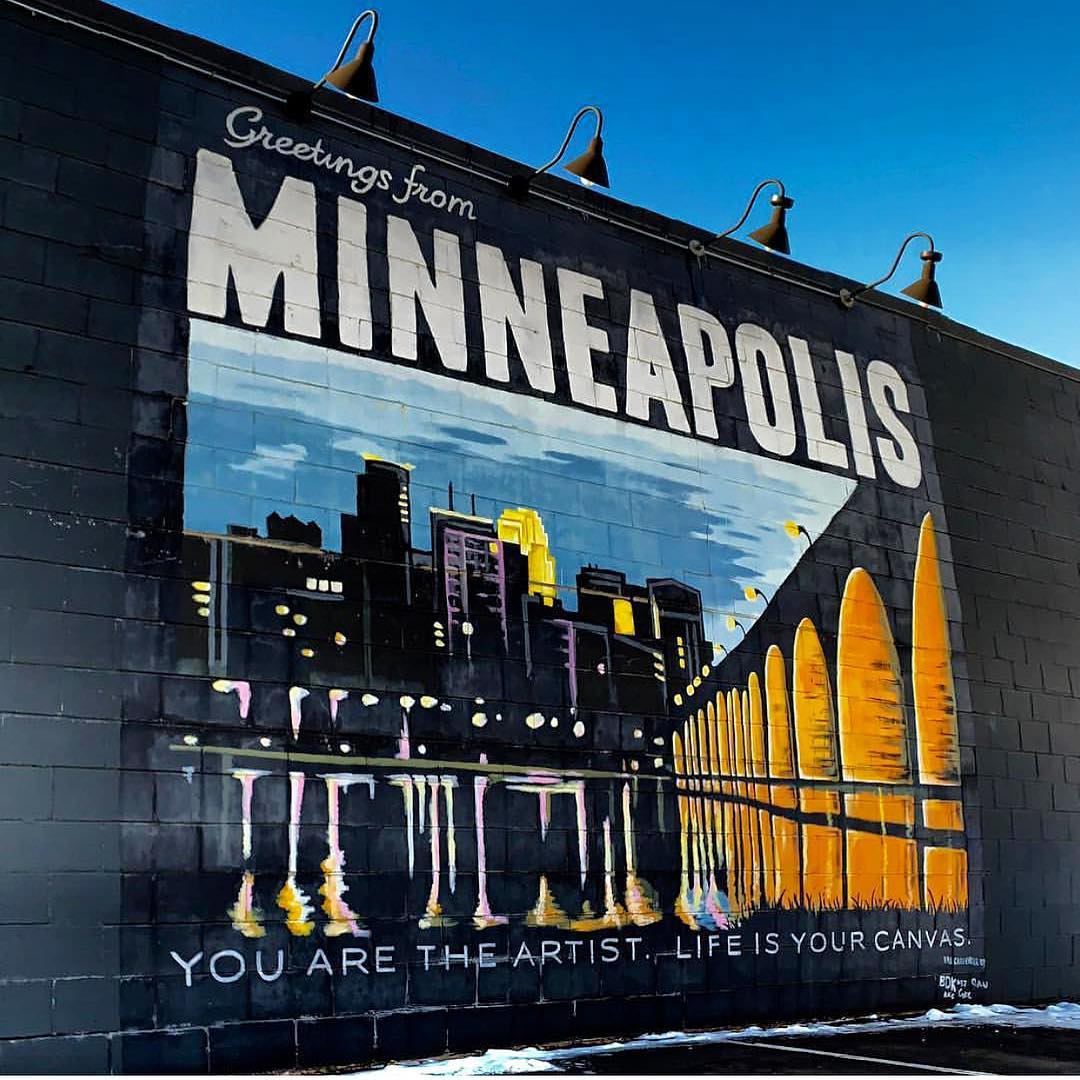 mural in Minneapolis by artist Val Carpender.