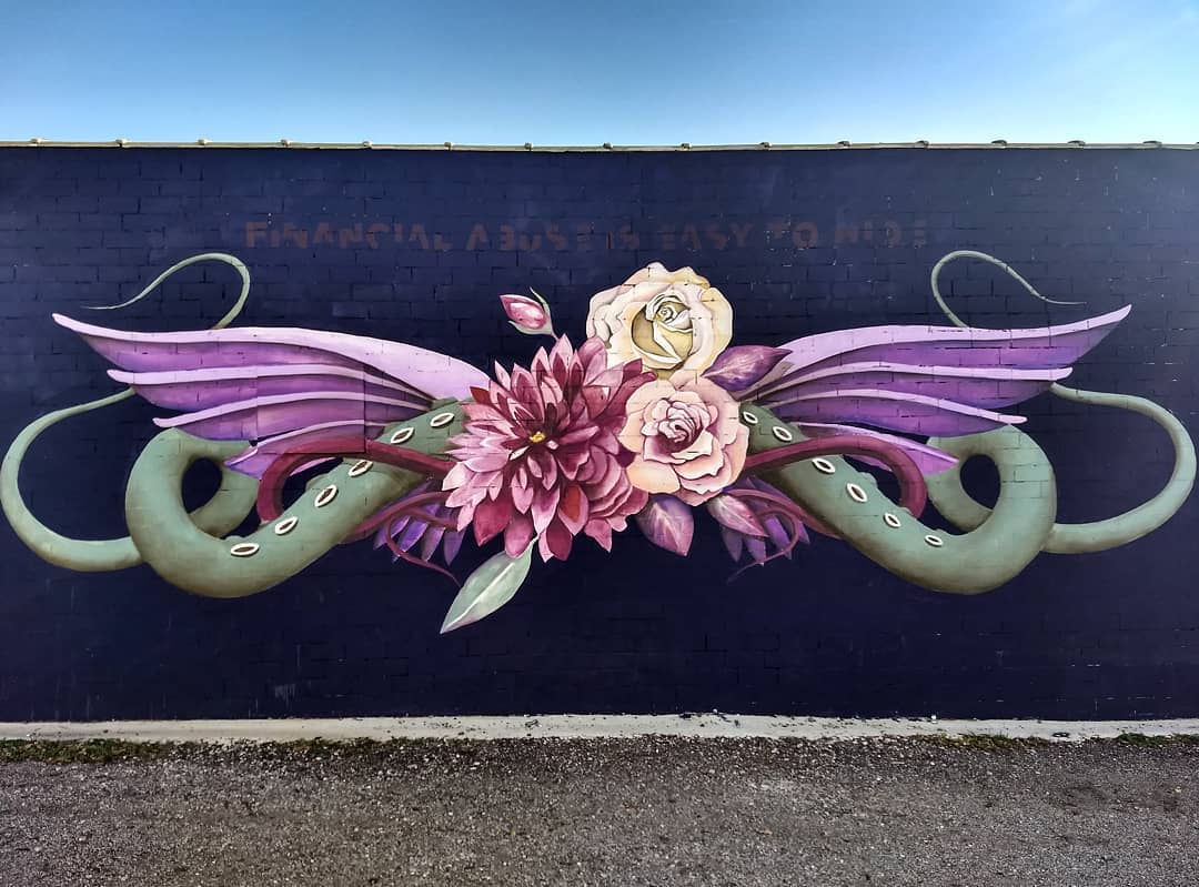mural in Houston by artist Ana Maria Ortiz.