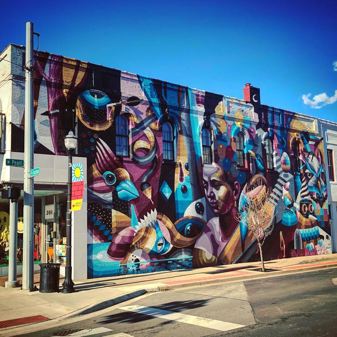 mural in Jackson by artist EELCO.