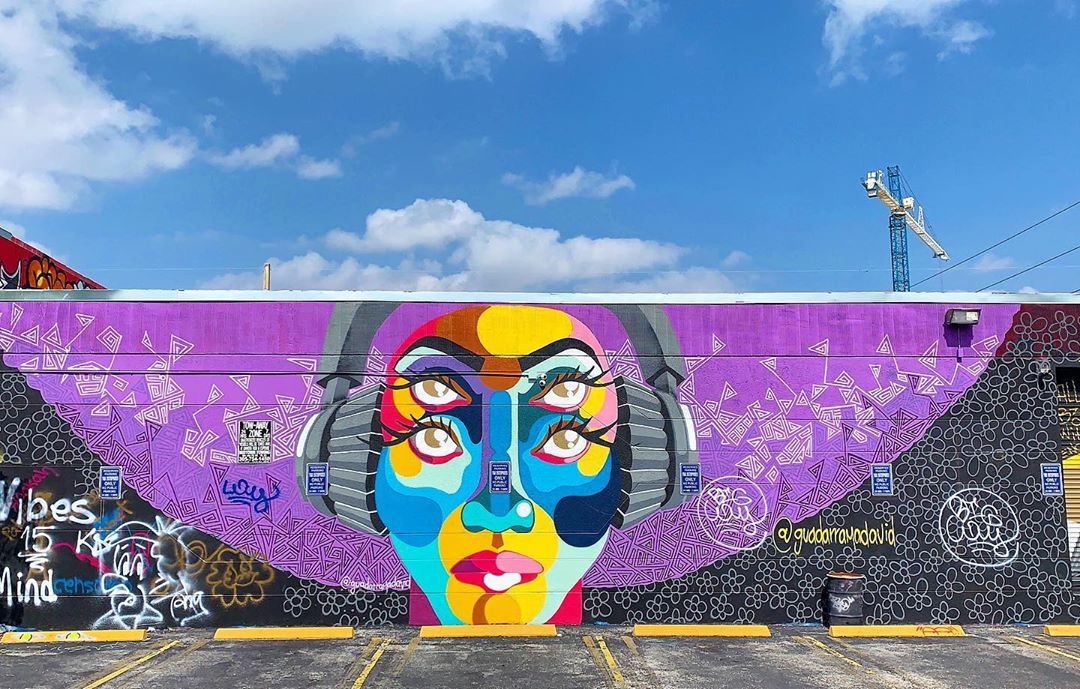 mural in Miami by artist David Guadarrama.
