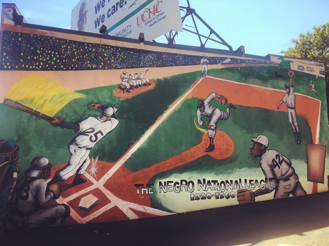 mural in Boston by artist unknown. Tagged: baseball, sports