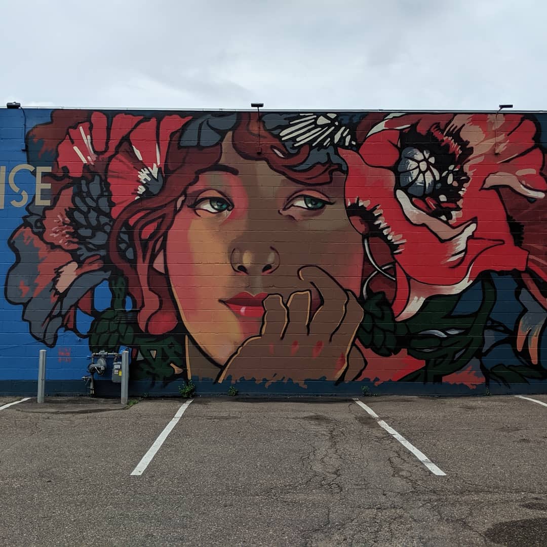 mural in Minneapolis by artist Lili Payne.