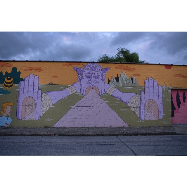 mural in Atlanta by artist Joshua Ray Stephens.